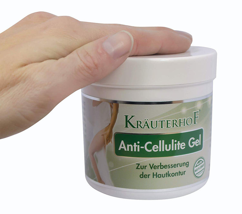 Anti-Cellulite Gel - Innovative complex with thermo-active action that attacks cellulite! 250ml by Krauterhof 8.45 Fl Oz (Pack of 1) - BeesActive Australia