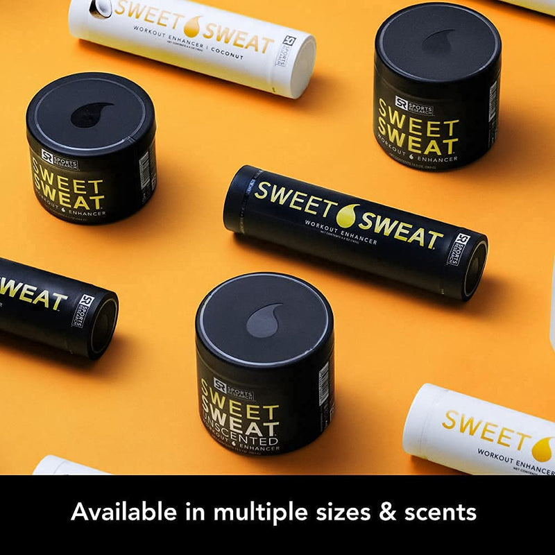Sweet Sweat 'Workout Enhancer' Gel - Maximize your Exercise & Sweat Faster - 13.5oz Jar (Coconut Scent) Coconut - BeesActive Australia