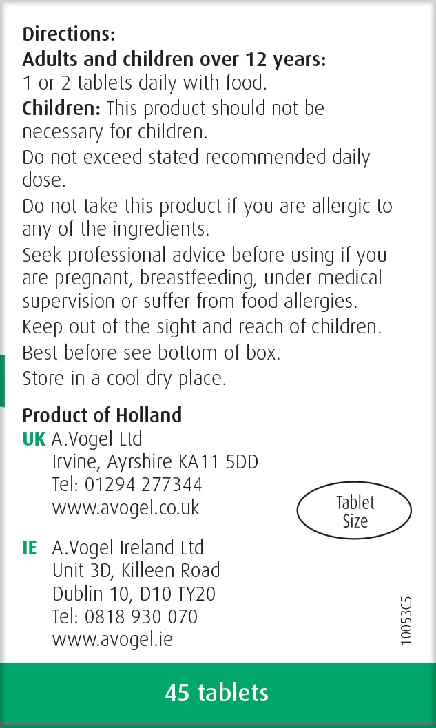 A.Vogel Vision Complex | Eye Health Supplement | Rich in Lutein, Beta-Carotene & Zeaxanthin | Contains zinc | 45 Tablets - BeesActive Australia