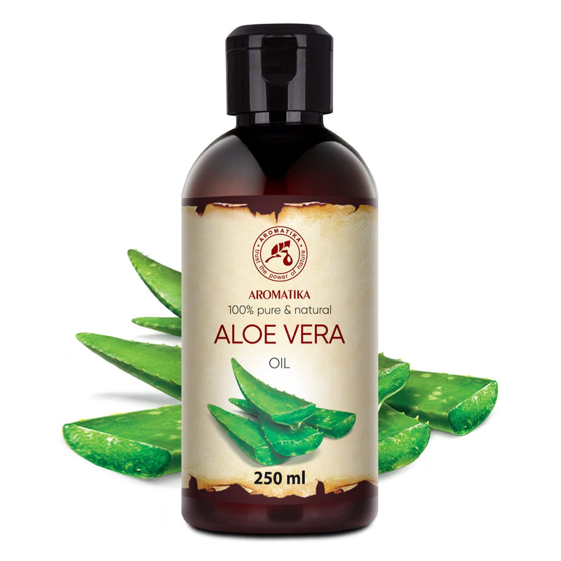 Pure Aloe Vera Oil 250ml - Aloe Barbadensis - Brasil - Skin - Face & Baby Oil - Aloe Vera Oils 250 ml (Pack of 1) - BeesActive Australia