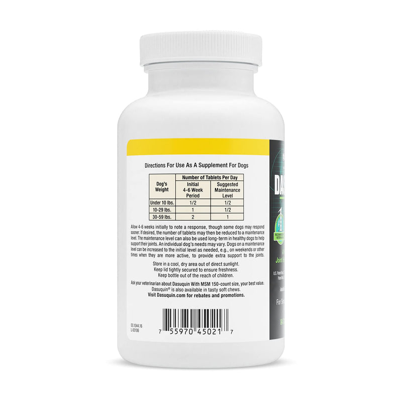 Dasuquin MSM Small/Med Dogs, 84 Chewable Tablets 2.65 IN - BeesActive Australia