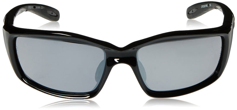 [AUSTRALIA] - Crossfire 263 Infinity Premium Safety Glasses, Silver Mirror Lens - Shiny Black Frame 