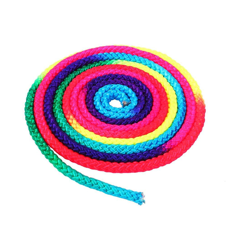 Gymnastics Rope, Rainbow Color Competition Arts Rope Rhythmic Gymnastics Rope Sports Training Rope for Kids Playing Fitness Home Deocr - BeesActive Australia