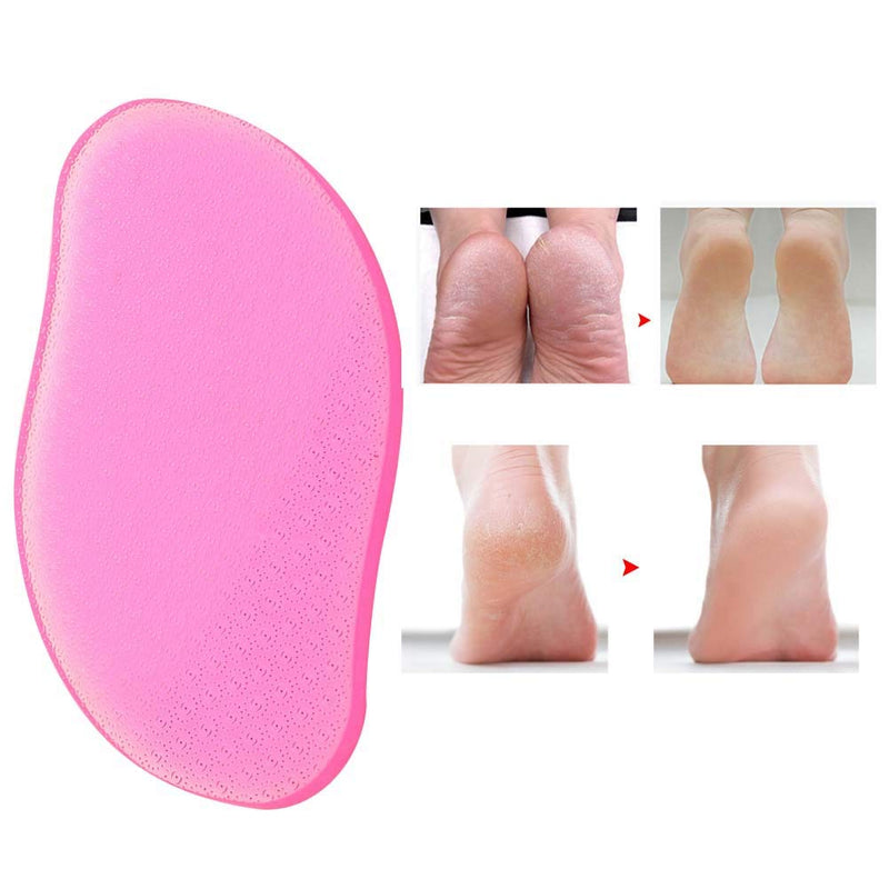 Nano Glass Foot File, Reusable Dead Skin Callus Remover Pedicure Tools Nail File(pink) pink - BeesActive Australia