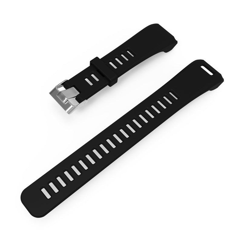 Band for Garmin vivosmart HR, Silicone Strap Replacement Wristband for Garmin vivosmart HR(No Tracker) Style A: Black 5.5"-8.7" wrist - BeesActive Australia