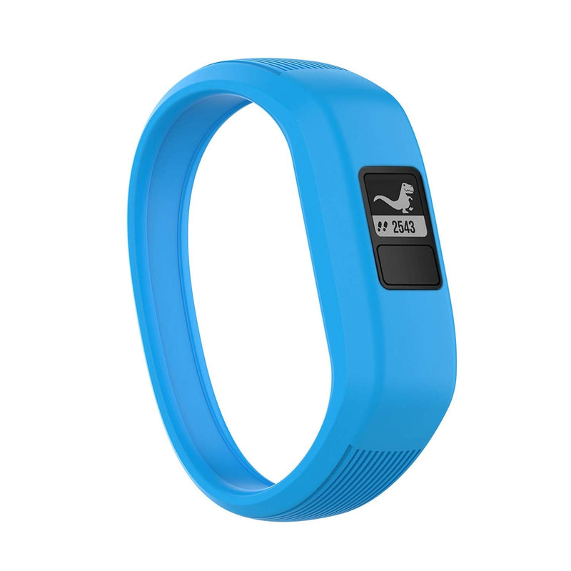 Watbro Bands Compatible with Garmin Vivofit JR/Vivofit JR2/ Vivofit 3, Soft Silicone Adjustable Stretchy Replacement Watch Bands with Buckle, for Vivofit jr/jr 2/3, for Kids Boys Girls Small Large 3 Pack:Slate+Sky Blue+Lime - BeesActive Australia