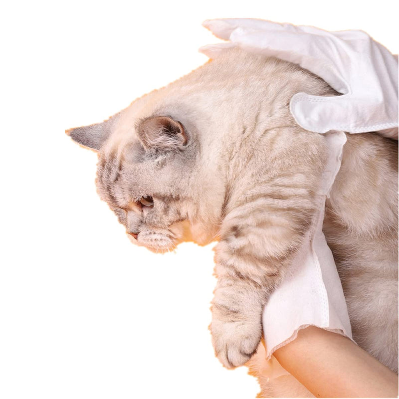 ZNOKA Pet Grooming Glove - Gentle Deshedding Brush Glove - Efficient Pet Hair Remover Mitt - Enhanced Five Finger Design - Perfect for Dog & Cat with Long & Short Fur 14pcs/2-Pack - BeesActive Australia