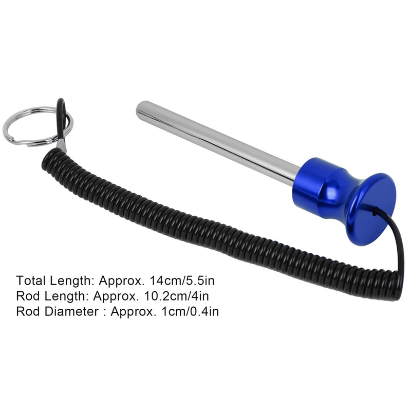 Keenso Weight Stack Pin, Pin Stack Training Strength Training Equipment Magnetic Weight Stack Pin with Pull Rope Strength Training Equipment Blue - BeesActive Australia