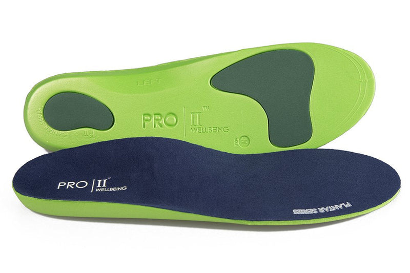 PRO 11 WELLBEING 2 Pairs Orthotic Insoles Full Length with Arch Supports, Metatarsal and Heel Cushion for Plantar Fasciitis Treatment 3/4.5 UK - BeesActive Australia