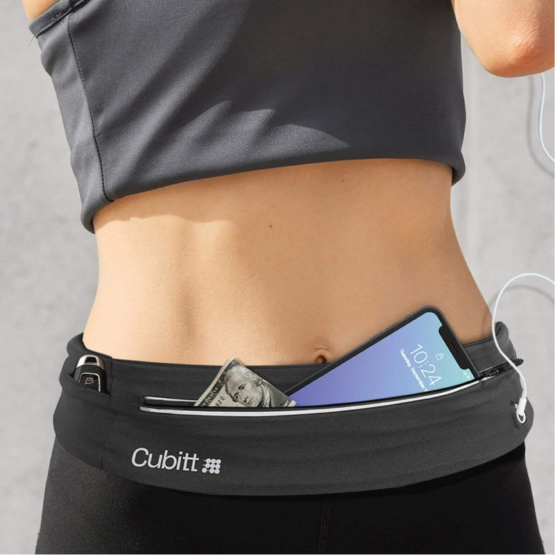 CUBITT Running Belt, Lightweigth water resistance waist pack. No bounce - Adjustable. For Men & Women. Super comfort & secure. Fit any cellphone - BeesActive Australia