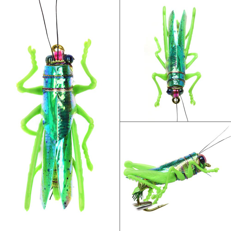 YZD Salmon Fly Fishing Flies Collection Dry Wet Nymph Fly Assortment with Fly Box Flyfishing Flys Lures Kits 19-A-D-02 15PCS - BeesActive Australia
