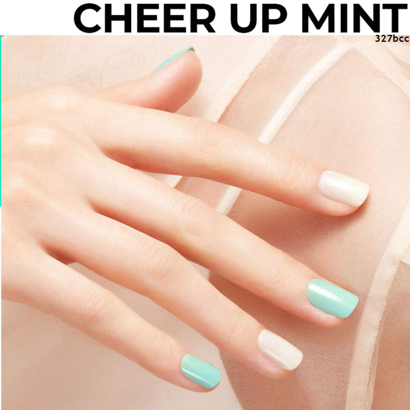 [DASHING DIVA–Nails]Premium Magic Press SUPER SLIM FIT(2 Different Designs 30+30strips in 12 sizes) WHITE LOVER+CHEER UP MINT 326/27bcc - BeesActive Australia