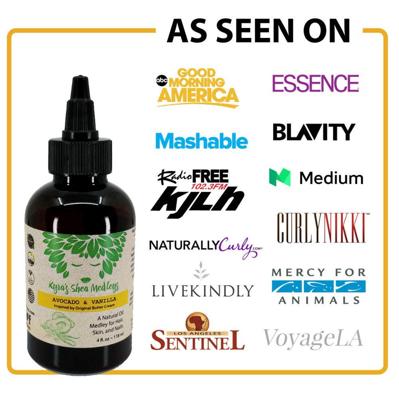 Multiuse Oil Medley for Hair, Skin, and Nails, Avocado + Vanilla, 4 oz 4 Ounce - BeesActive Australia
