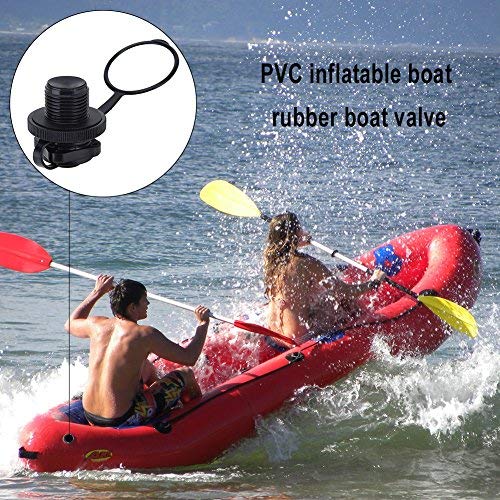 2Pcs Spitfire Tube Valve Replacement, Kayak Intex Inflatable Boat Replacement 0ne-Way Inflation Boat Spiral Air Plugs for Inflatable Raft Boat Kayak - BeesActive Australia