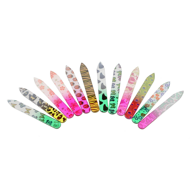 Baisidai 5 Pack of Pattern Mini Crystal Glass Nail Art Files - BeesActive Australia