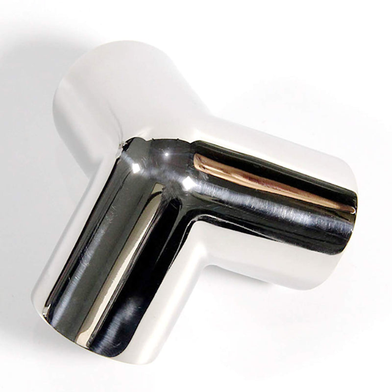 [AUSTRALIA] - NRC&XRC Marine Grade 316 Stainless Steel Mirror Polished Hand Rail Fitting-90 Degree 7/8inch 1 INCH 3 Way Corner Elbow,1 inch Pipe Hand Rail Tee one piece for 25mm(1") tube 