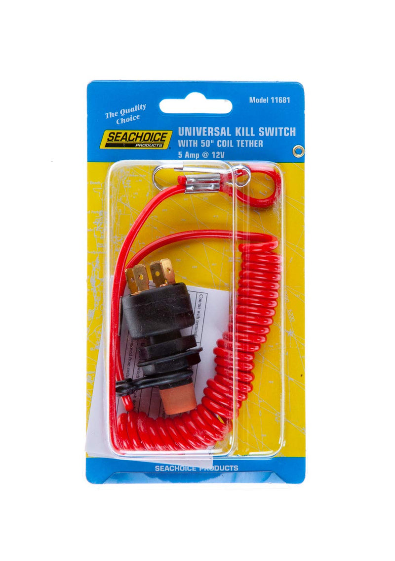 [AUSTRALIA] - SEACHOICE 11681 Universal Kill Switch Kit, Red, EMW8093056 