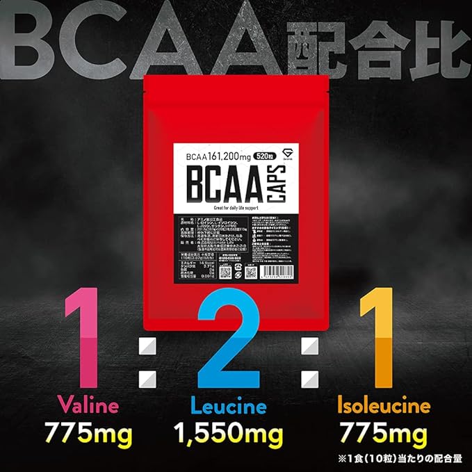GronG BCAA capsules 520 capsules - BeesActive Australia