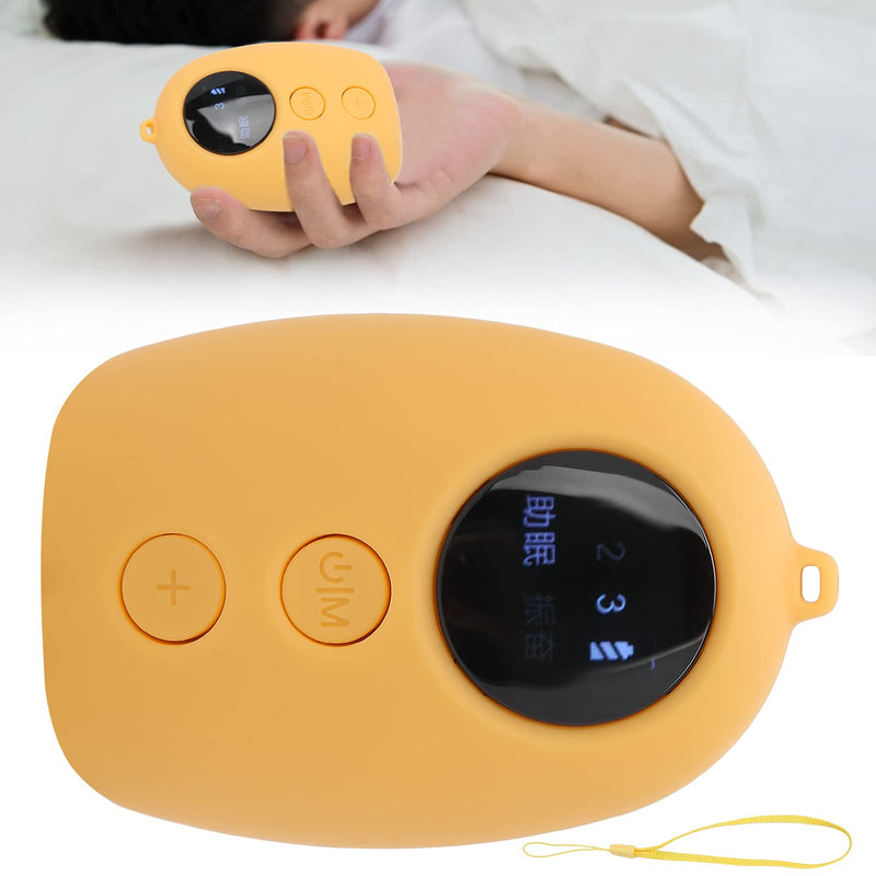 Holding Sleep Aid Device, Intelligent Micro-Current Sleeper, Sleep Quickly, Pulse Sleep Instrument, Insomnia Anxiety Machine (Yellow) Yellow - BeesActive Australia