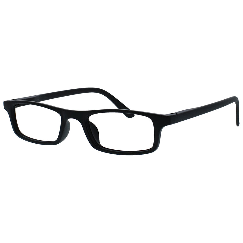 The Reading Glasses Company Black Lightweight Readers Designer Style Mens Womens Spring Hinges R17-1 +1.00 +1.00 Magnification (Pack of 1) - BeesActive Australia