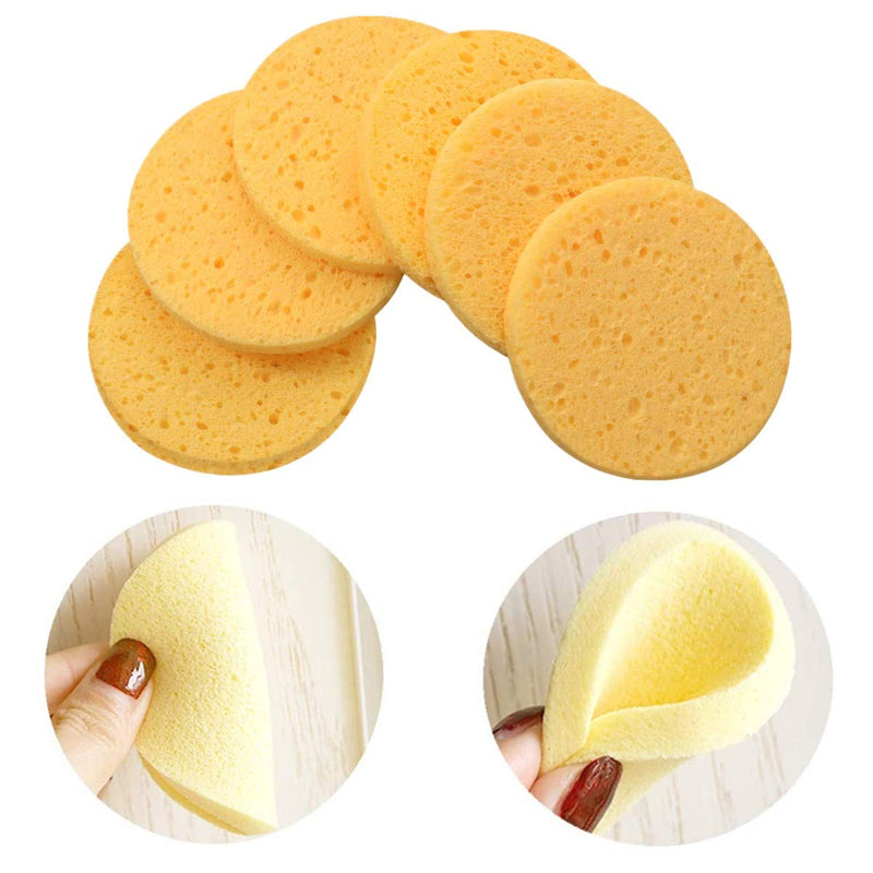 36 Pcs Facial Sponge Compressed Face Cleansing Washing Sponge Makeup Tool for Facial Cleansing Exfoliating Spa Massage Makeup Removal - BeesActive Australia