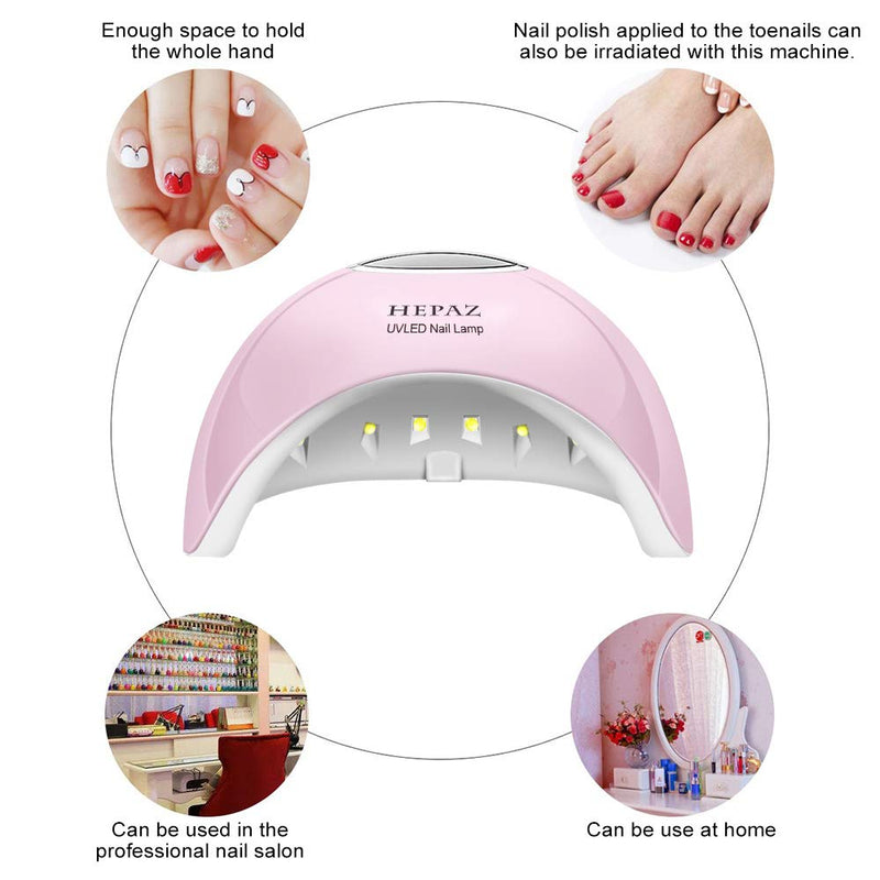 Nail Lamp for Gel Polish,36W 15 LED Professional Nail Dryer UV LED Nail Lamp with 3 Timer Setting,Professional Nail Art Tools With Automatic Sensor, LCD Display, Memory and Pause Timer Function - BeesActive Australia