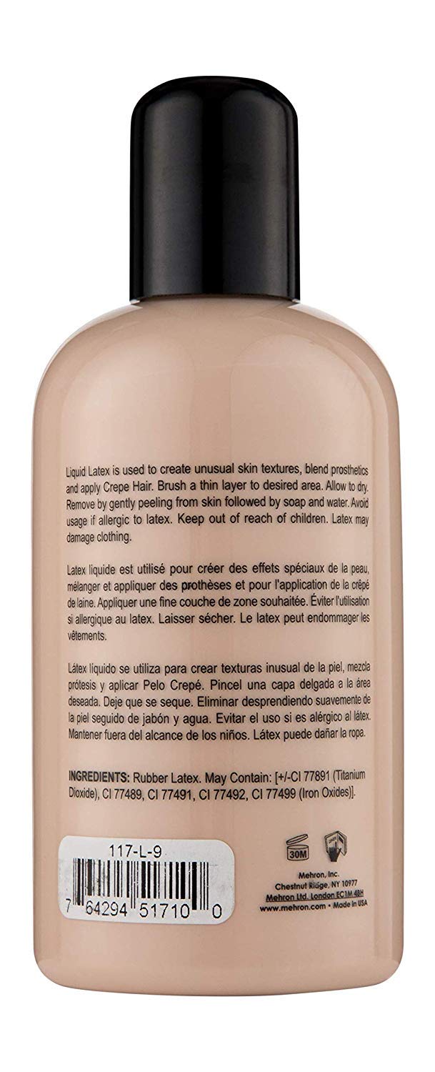 Mehron Makeup Liquid Latex (9 oz) (Light Flesh) 9 Ounce Light Flesh - BeesActive Australia