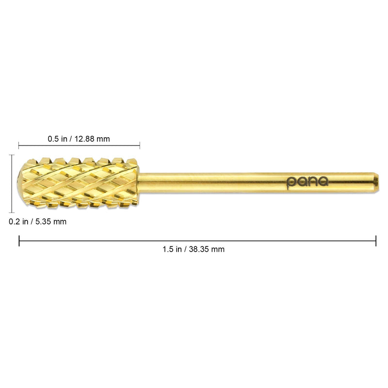 PANA 3/32" Professional - Smooth Top Small Barrel Gold Carbide (4XC or XXXX Coarse) - BeesActive Australia