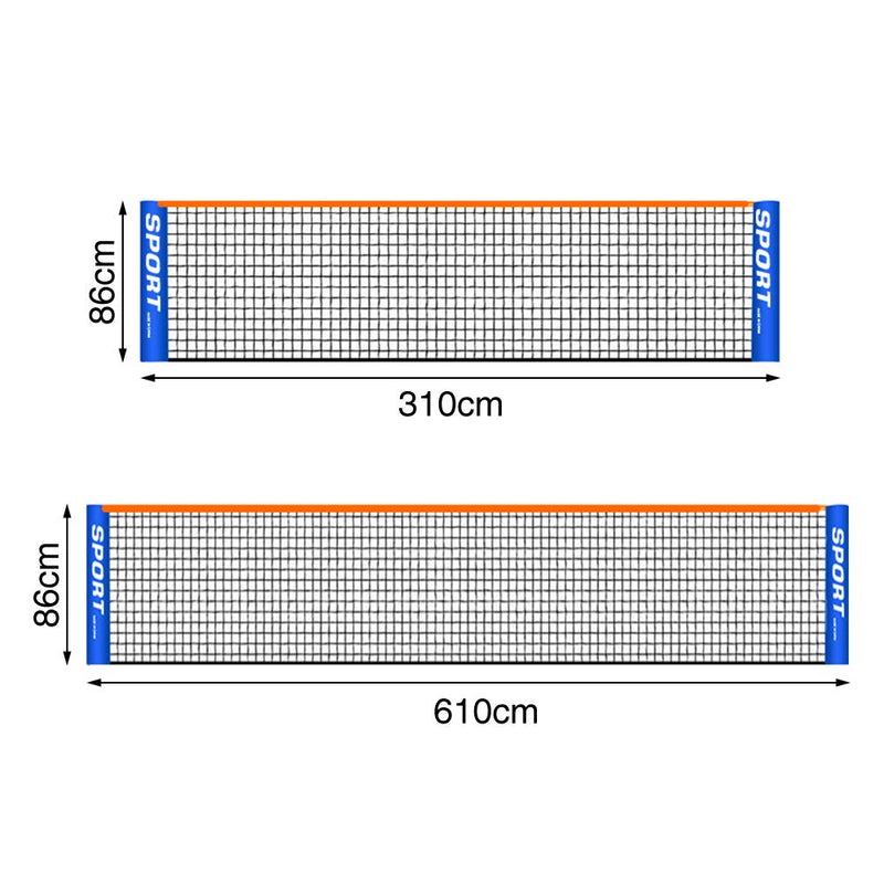 Portable Badminton Net Set for Tennis, Soccer Tennis, Kids Adult Volleyball Training Net Indoor/Outdoor Sports Net for Garden Court Beach Backyard 3.1m - BeesActive Australia