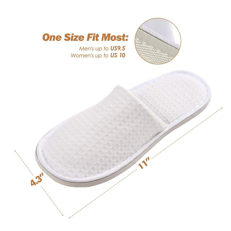 5 Pairs Disposable Slippers for Women, Disposable Spa Slippers for Guests and Men - BeesActive Australia
