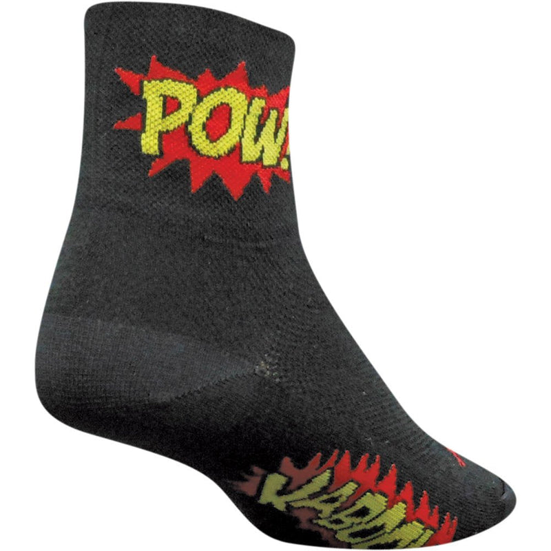 SockGuy Men's Boom Pow Socks Large-X-Large Black - BeesActive Australia