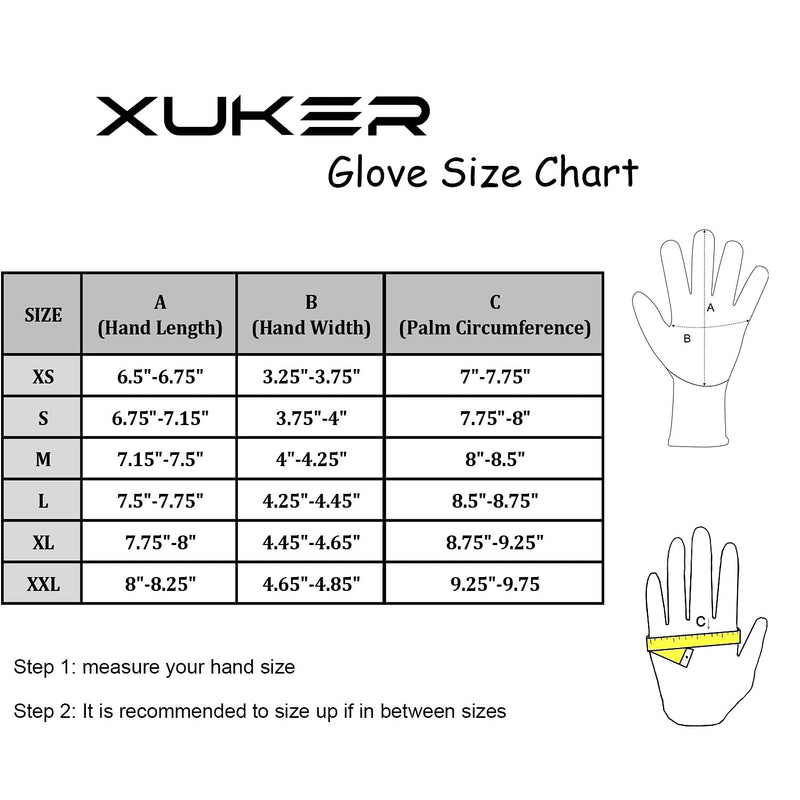 XUKER Water Gloves, 3mm & 5mm Neoprene Five Finger Warm Wetsuit Winter Gloves for Scuba Diving Snorkeling Paddling Surfing Kayaking Canoeing Spearfishing Skiing 5mm-black Large - BeesActive Australia