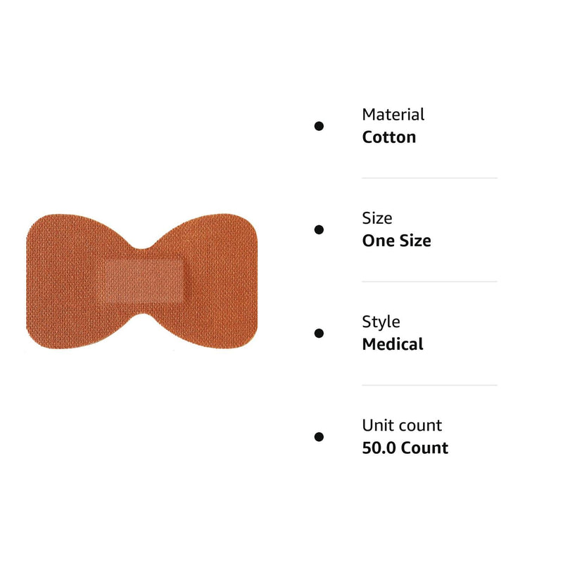 50 X STEROPLAST PREMIUM ULTRA TOUGH MEDICAL GRADE FINGERTIP FINGERNAIL BUTTERFLY WOUND PLASTERS 7.2cm x 4.2cm - BeesActive Australia