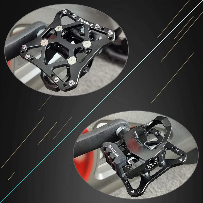 Dynaset Toe Clips Straps Cage for Peloton Bike Pedals,Peloton Pedals Adapter for Regular Shoes,Convert Look Delta Pedals to Dual Function Pedals - Ride with Sneakers. Black - BeesActive Australia
