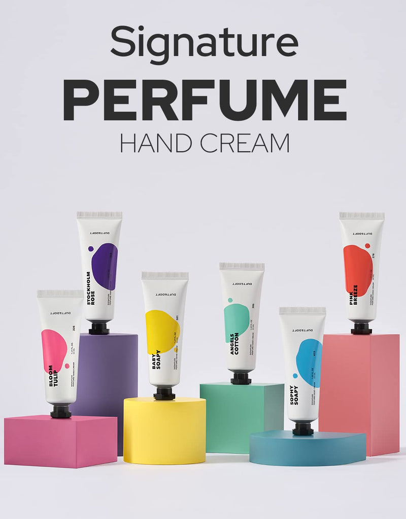 DUFT&DOFT Pink Breeze Signature Perfume Nourishing Hand Cream, Non-greasy, Refreshing Hydration, Shea Butter, Vitamin E, Feel-Good Fragrance – 1.69 oz. - BeesActive Australia