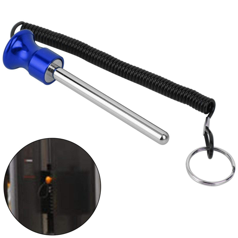 Alomejor Weight Stack Pin Magnetic Strength Training Screw Bolt with Pull Rope for Fitness Equipment Pin Training blue - BeesActive Australia