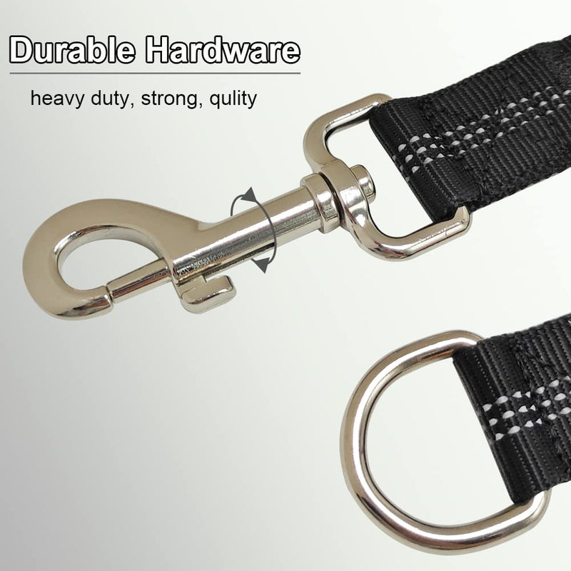 BTINESFUL 20FT Dog Tie-Out Rope + Bungee Dog Leash Extension (Black) - BeesActive Australia