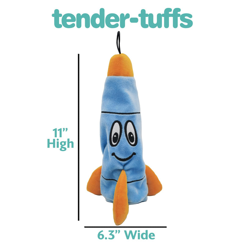 Snuggle Puppy Tender-Tuffs Quiet Bottle Cruncher Plush Dog Toys Bundle - Whisper Rabbit and Rocco Rocket Bottle Toys - Tough Cute Toys with No Squeaker - BeesActive Australia