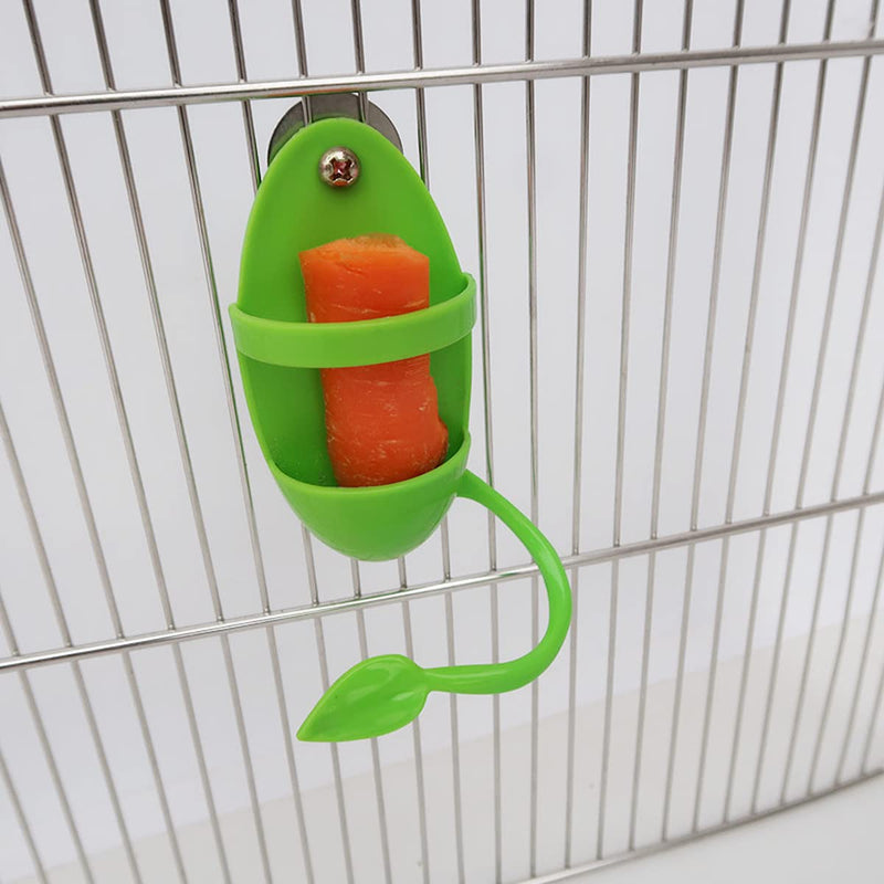 Plastic Bird Feeding Holder for Cuttlebone on Cage Parrot Cage Stands Parrots Feeder Perches ,3 Pieces - BeesActive Australia