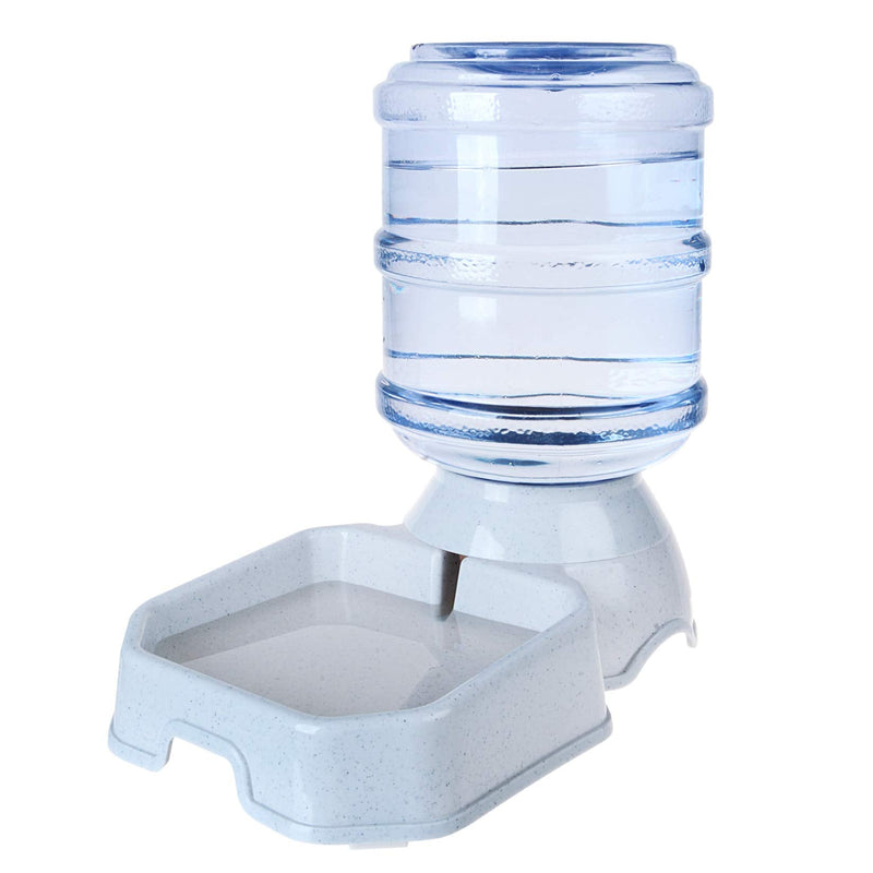 Pet Water Dispenser Station - 1 Gal Replenish Pet Waterer for Dog Cat Animal Automatic Gravity Water Drinking Fountain Bottle Bowl Dish Stand - BeesActive Australia