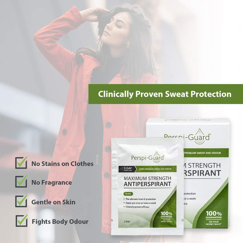 Perspi-Guard Maximum Strength Antiperspirant - Clinically Proven Protection From Problem Sweat And Odour - Made in UK - Twin Pack Offer - BeesActive Australia
