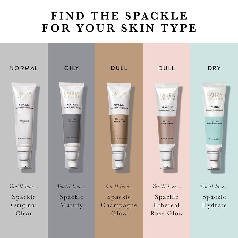 LAURA GELLER Spackle Skin Perfecting Golden Sheen Makeup Primer with Hyaluronic Acid & Squalane, Original in Champagne Glow - BeesActive Australia