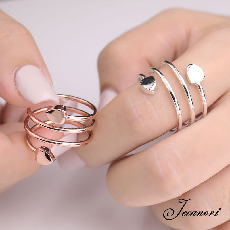 Jecanori Titanium Steel Magnetic Bracelets for Women, Women Magnetic Wristband and Magnetic Rings with Ultra Strength Magnets,Brazaletes with Removal Tool and Jewelry Gift Box for Mother's Day A-silver - BeesActive Australia