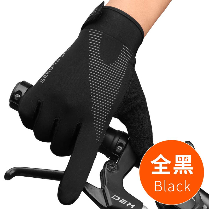 YHT Workout Gloves, Full Palm Protection & Extra Grip, Gym Fishing Fencing Gloves for Weight Lifting, Training, Fitness, Exercise (Men & Women) Black Medium - BeesActive Australia