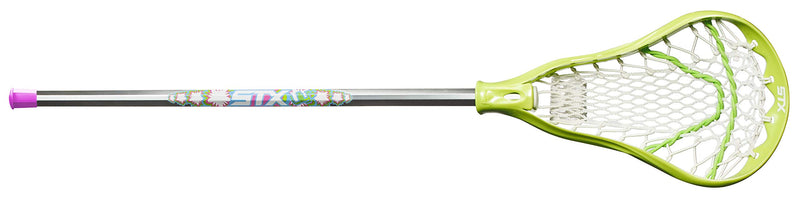 [AUSTRALIA] - STX Lacrosse Youth Girls Lilly Complete Stick with Crux Mesh Pocket Lime 