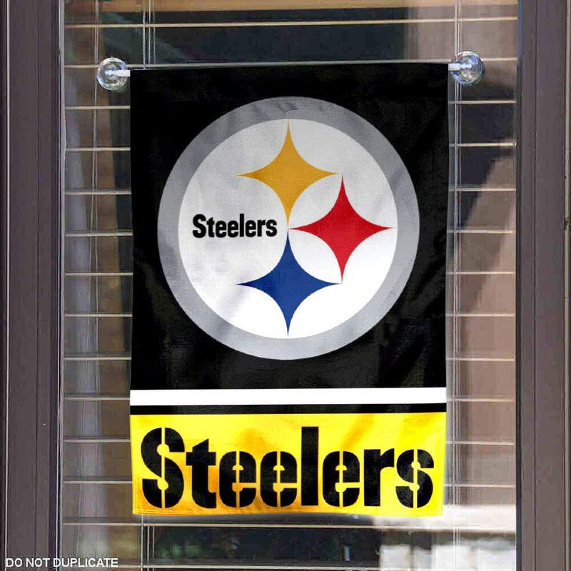 WinCraft Pittsburgh Steelers Double Sided Garden Flag - BeesActive Australia