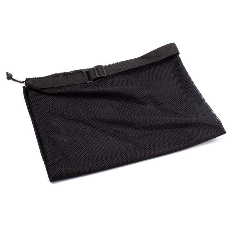 [AUSTRALIA] - Lesports Ball Bag Drawstring Mesh - Extra Large Professional Sports Equipment Bag with Shoulder Strap Black (30" x 40" Inches) 1pcs Black Ball Bag 