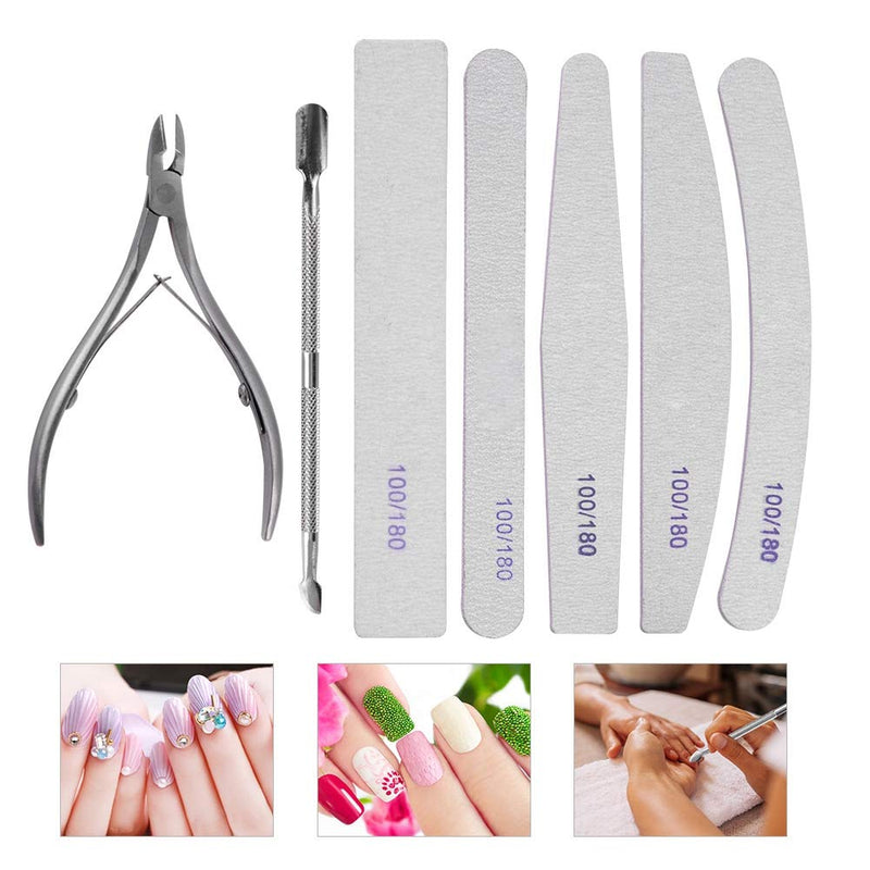 Set Nail Sanding Sponge Files, Nail Polish Buffer Block Manicure Pedicure Tools, Professional Nail Art Tool - BeesActive Australia