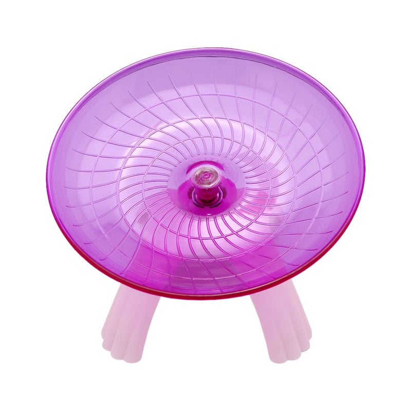 Hamster Flying Saucer Exercise Wheel Toys Silence Quite Spinner for Gerbil Rat Chinchillas Guinea Pig Squirrel Small Animal Red - BeesActive Australia