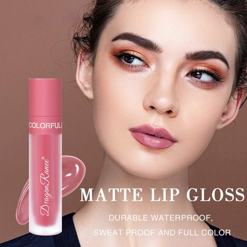 Fashion888 Liquid Lipstick Set,3 Pack Matte Lip Gloss,Non-stick Cup Waterproof Long Lasting Lip Gloss Set With Gift Box 0.36oz B - BeesActive Australia